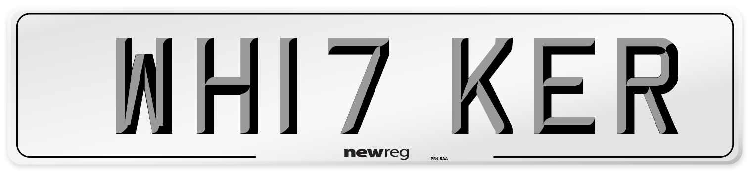 WH17 KER Number Plate from New Reg